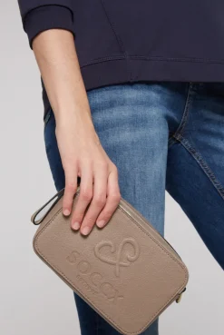 CAMP DAVID & SOCCX Modern Bag mit Logo-Prägung beige Best
