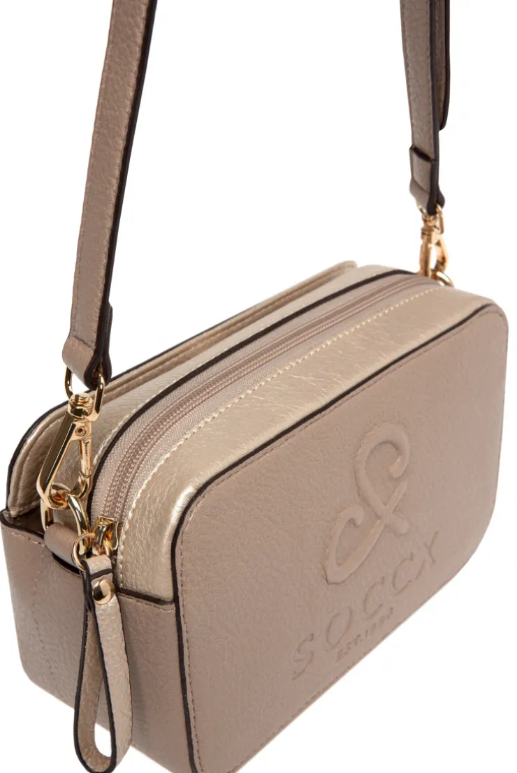CAMP DAVID & SOCCX Modern Bag mit Logo-Prägung beige Best
