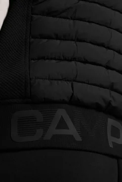 CAMP DAVID & SOCCX Outdoorweste im tonigen Materialmix black Clearance