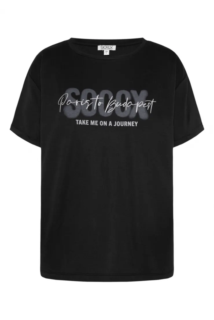 CAMP DAVID & SOCCX Oversized T-Shirt mit Logo Artwork black Flash Sale