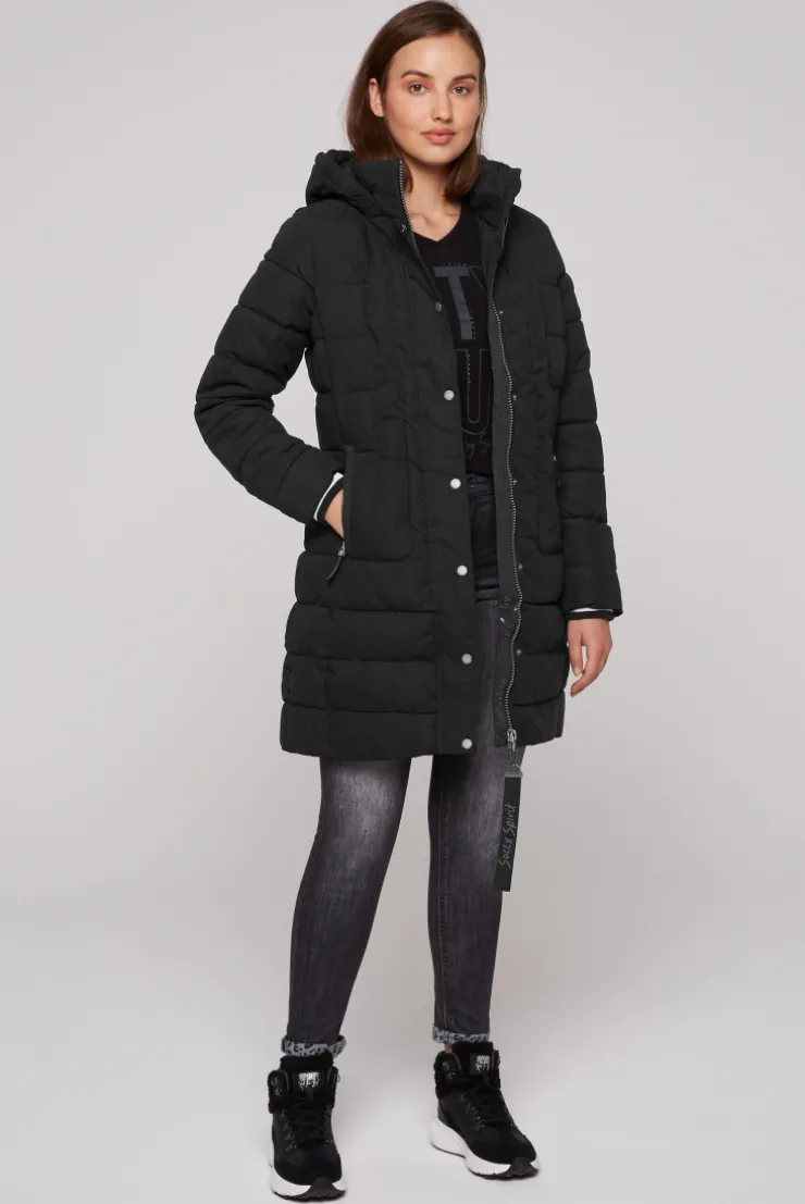CAMP DAVID & SOCCX Peached Parka mit abtrennbarer Kapuze black Fashion
