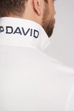 CAMP DAVID & SOCCX Pikee-Polo mit tonigem Rubber Artwork white Clearance