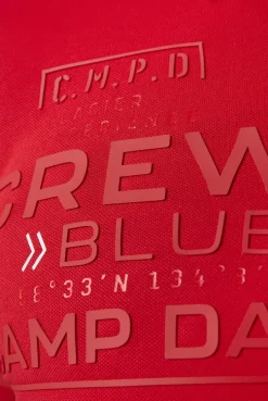 CAMP DAVID & SOCCX Pikee-Polo mit tonigem Rubber Artwork flight red flightred New