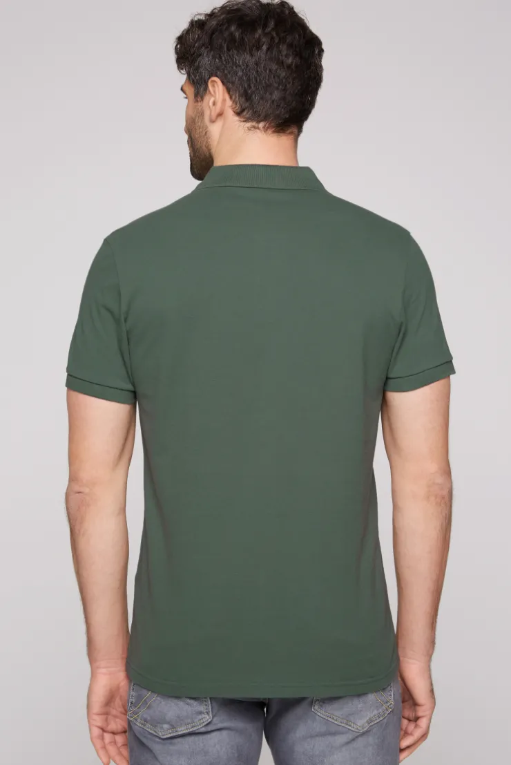 CAMP DAVID & SOCCX Pikee-Poloshirt mit Sailing Print grey green | L greygreen Hot