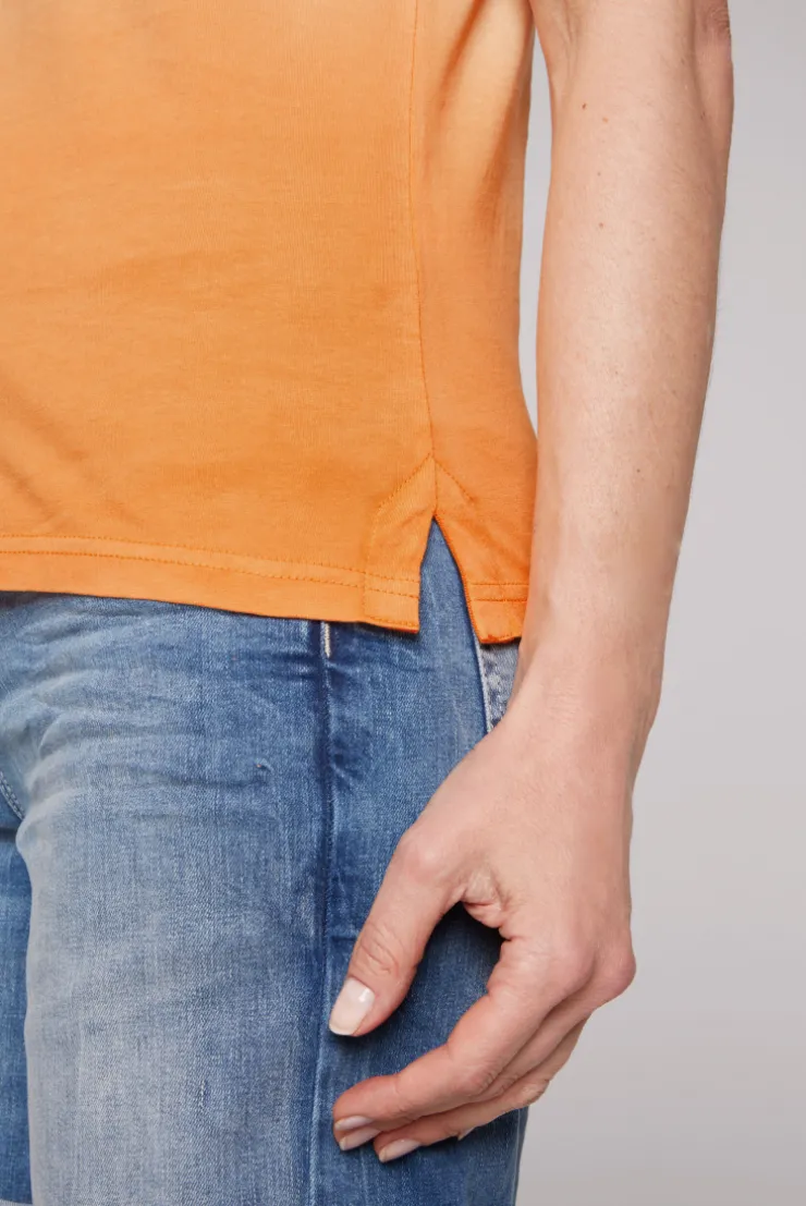 CAMP DAVID & SOCCX Poloshirt Dip Dye mit Rücken-Artwork sunstone Discount