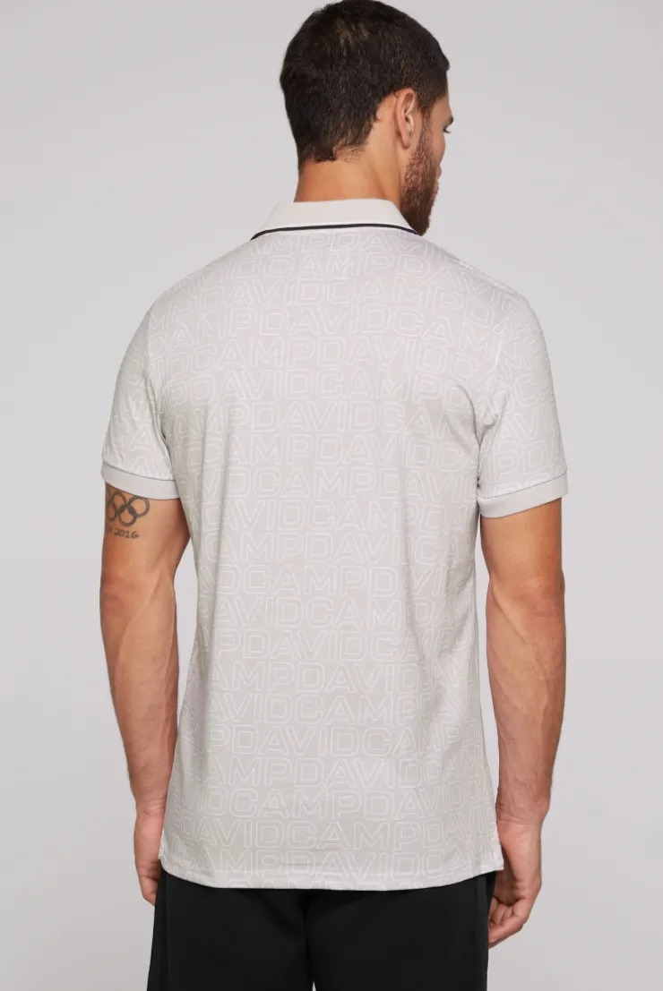 CAMP DAVID & SOCCX Poloshirt mit All Over Print shell Shop