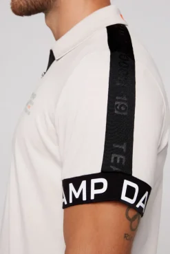 CAMP DAVID & SOCCX Poloshirt mit Zipper und reflektierenden Prints shell Shop