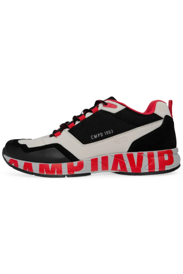 CAMP DAVID & SOCCX Power Sneaker im Materialmix mit XL-Logo black Sale