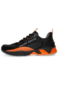 CAMP DAVID & SOCCX Premium Sneaker im Knit-Design mit 3D-Rubber-Elementen black Hot