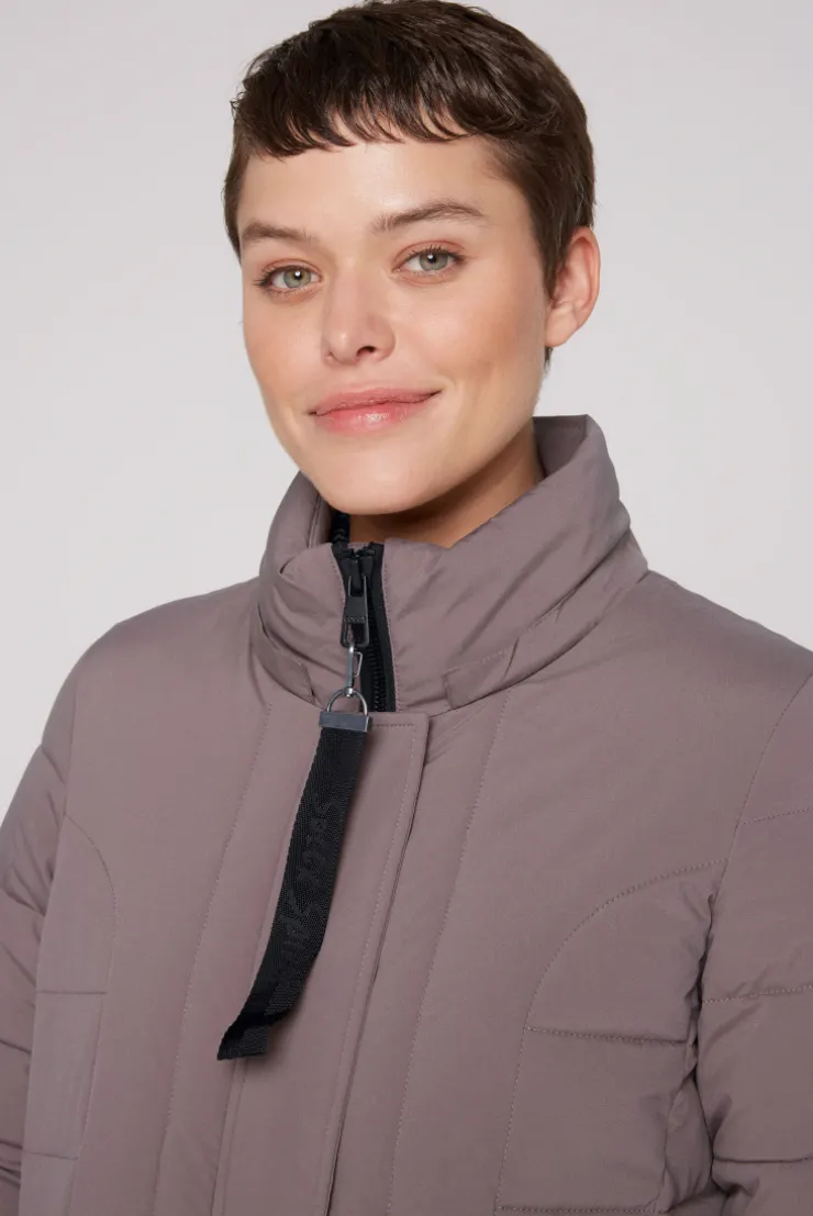 CAMP DAVID & SOCCX Puffer-Jacke mit abtrennbarer Kapuze brown Sale