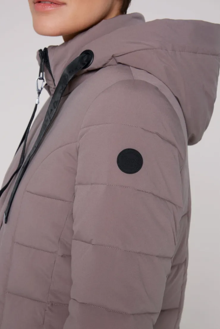 CAMP DAVID & SOCCX Puffer-Jacke mit abtrennbarer Kapuze brown Sale