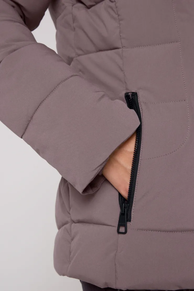 CAMP DAVID & SOCCX Puffer-Jacke mit abtrennbarer Kapuze brown Sale