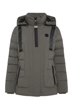 CAMP DAVID & SOCCX Puffer-Jacke mit abtrennbarer Kapuze olive Best