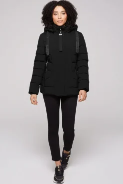 CAMP DAVID & SOCCX Puffer-Jacke mit abtrennbarer Kapuze black Fashion