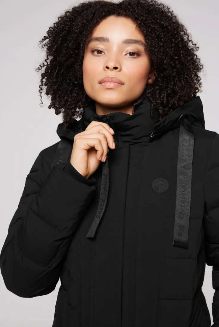 CAMP DAVID & SOCCX Puffer-Jacke mit abtrennbarer Kapuze black Fashion