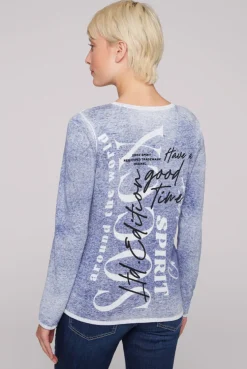 CAMP DAVID & SOCCX Pullover mit Acid Prints vividblue Online