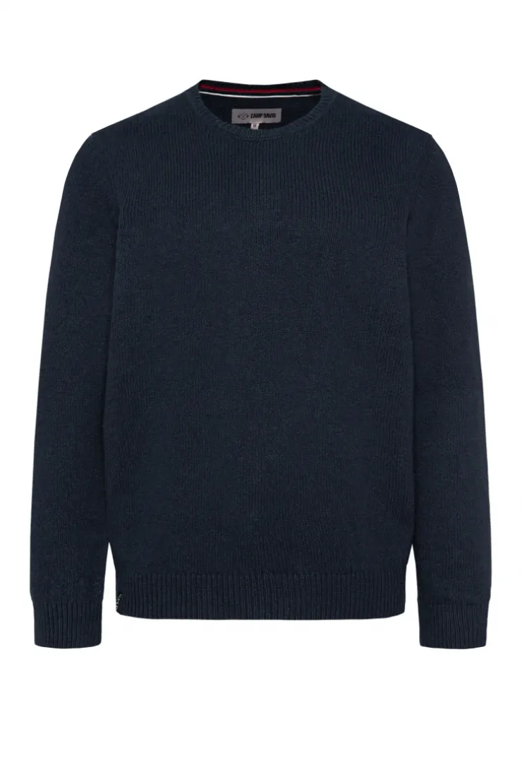 CAMP DAVID & SOCCX Pullover mit Rundhalsausschnitt blue navy bluenavy Shop