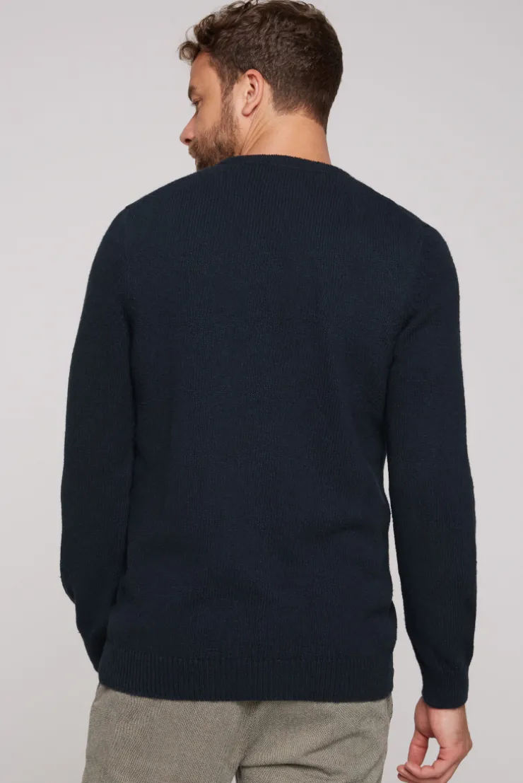 CAMP DAVID & SOCCX Pullover mit Rundhalsausschnitt blue navy bluenavy Shop