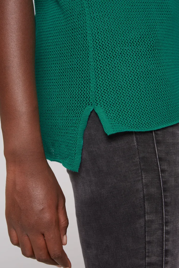 CAMP DAVID & SOCCX Pullunder mit Kapuze und Mesh-Struktur bottle green bottlegreen Flash Sale