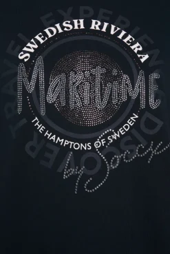 CAMP DAVID & SOCCX Ärmelloses Shirt mit Artwork aus Schmucksteinen blue navy bluenavy Store