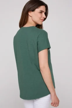CAMP DAVID & SOCCX Ärmelloses Shirt mit Folienprint dark green darkgreen Fashion