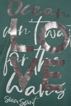 CAMP DAVID & SOCCX Ärmelloses Shirt mit Folienprint dark green darkgreen Fashion
