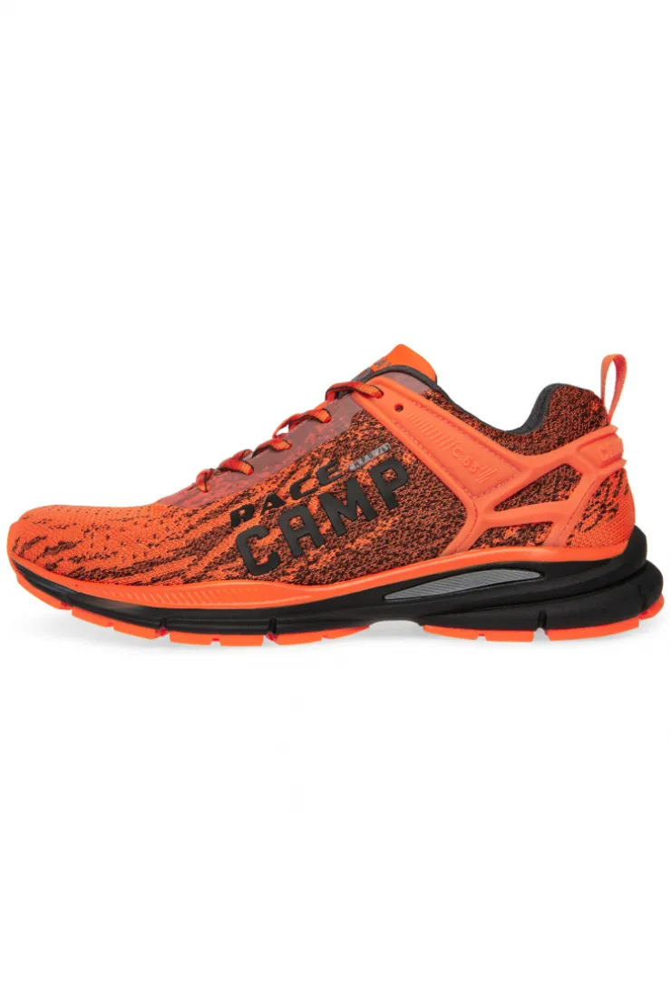 CAMP DAVID & SOCCX Running Sneaker mit Knit-Design und Rubber Logo signal orange signalorange Cheap