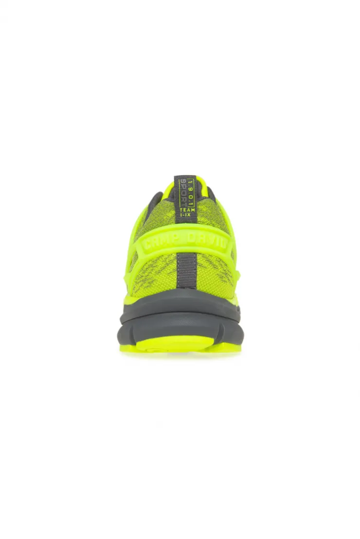 CAMP DAVID & SOCCX Running Sneaker mit Knit-Design und Rubber Logo neon lime neonlime Shop