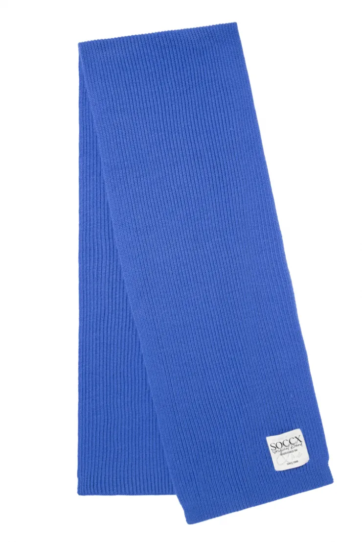 CAMP DAVID & SOCCX Schal in Rippstrick mit Label Patch vividblue Shop
