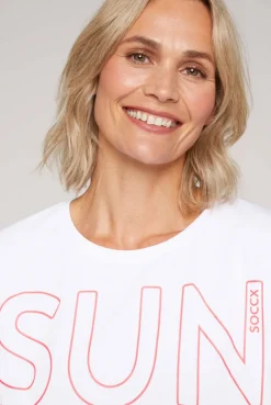 CAMP DAVID & SOCCX Shirt Oversized mit Artwork opticwhite Outlet