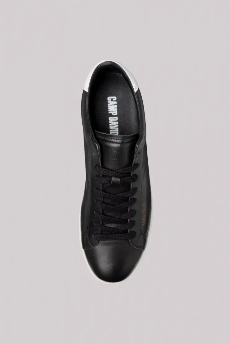 CAMP DAVID & SOCCX Sneaker aus Leder mit Logo Prints black Cheap