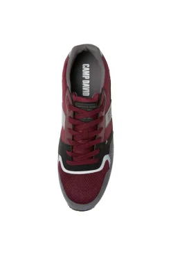 CAMP DAVID & SOCCX Sneaker im Retro Look burgundy Clearance