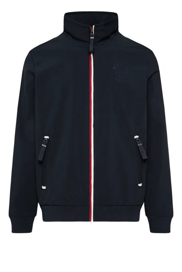 CAMP DAVID & SOCCX Softshelljacke im Blouson-Stil mit Artworks blue navy bluenavy Flash Sale