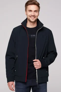 CAMP DAVID & SOCCX Softshelljacke im Blouson-Stil mit Artworks blue navy bluenavy Flash Sale