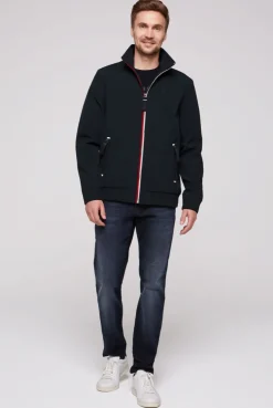 CAMP DAVID & SOCCX Softshelljacke im Blouson-Stil mit Artworks blue navy bluenavy Flash Sale