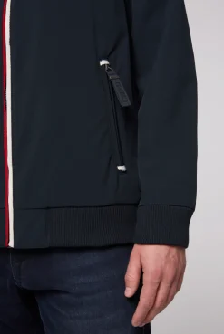 CAMP DAVID & SOCCX Softshelljacke im Blouson-Stil mit Artworks blue navy bluenavy Flash Sale