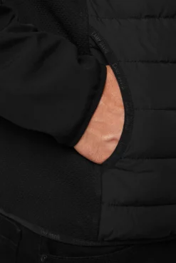 CAMP DAVID & SOCCX Softshelljacke im Materialmix mit Kapuze black Fashion