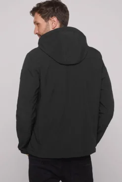 CAMP DAVID & SOCCX Softshelljacke mit abtrennbarer Kapuze black Best Sale