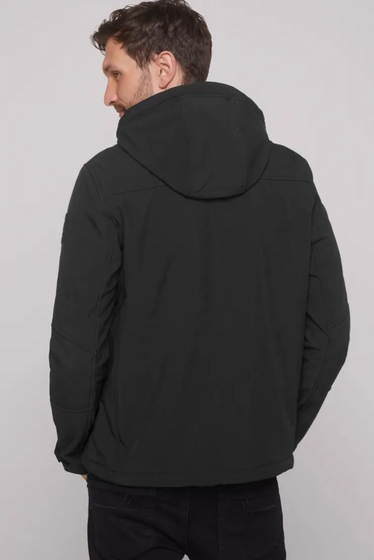CAMP DAVID & SOCCX Softshelljacke mit abtrennbarer Kapuze black Best Sale