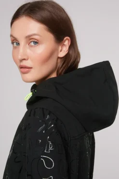 CAMP DAVID & SOCCX Softshelljacke mit Kapuze und Glossy Prints black Best