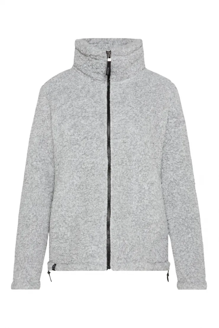 CAMP DAVID & SOCCX Sport-Jacke im Sherpa-Look grey melange greymelange Best