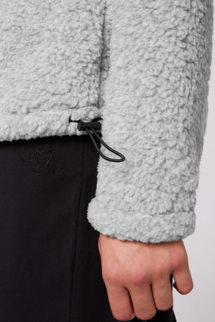 CAMP DAVID & SOCCX Sport-Jacke im Sherpa-Look grey melange greymelange Best