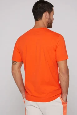 CAMP DAVID & SOCCX Sport-T-Shirt mit Artwork signal orange signalorange Outlet