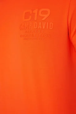 CAMP DAVID & SOCCX Sport-T-Shirt mit Artwork signal orange signalorange Outlet