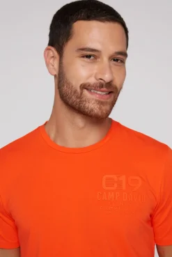 CAMP DAVID & SOCCX Sport-T-Shirt mit Artwork signal orange signalorange Shop