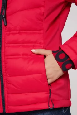 CAMP DAVID & SOCCX Steppjacke im Ski-Design clear red clearred Store