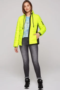 CAMP DAVID & SOCCX Steppjacke im Ski-Design yellow lime yellowlime Discount