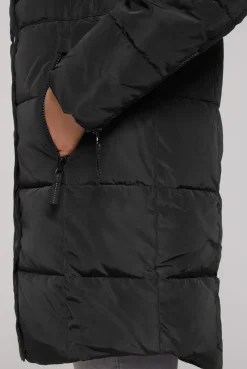 CAMP DAVID & SOCCX Stepp-Parka mit abtrennbarer Kapuze und Kunstfell black Cheap