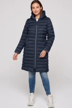 CAMP DAVID & SOCCX Stepp-Parka mit Kapuze und Rücken-Print blue navy bluenavy Clearance