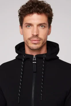 CAMP DAVID & SOCCX Sweatjacke aus Interlock mit Kapuze blue navy bluenavy Store